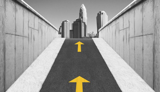 Verwarming op- en afritten